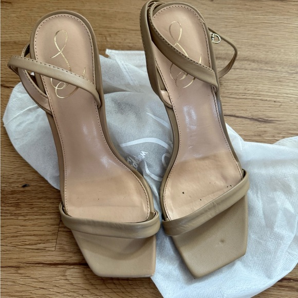 Sam Edelman Tan Strappy Heels - Picture 1 of 2